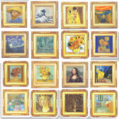 Berühmtes Kunstwerk Aufkleber (Vorderseite)