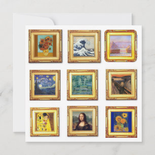 Berühmtes Kunstwerk Karte