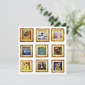 Berühmtes Kunstwerk Karte (Stehend Vorderseite)