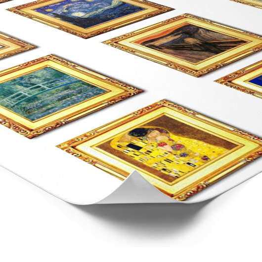 Berühmtes Kunstwerk Poster (Ecke)