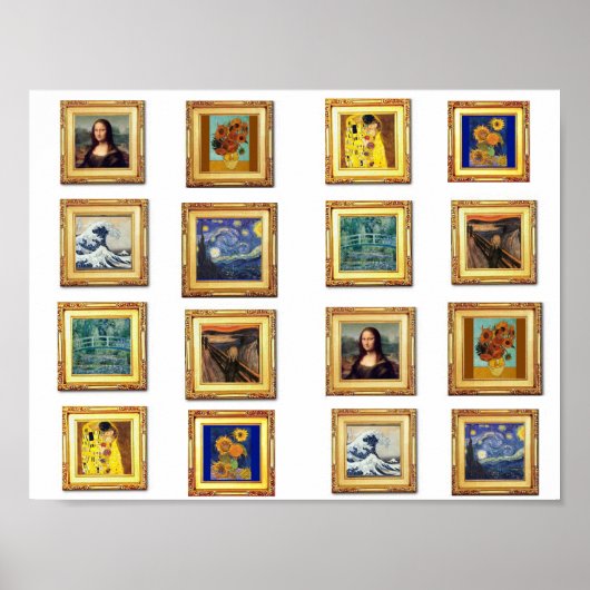 Berühmtes Kunstwerk Poster (Vorne)