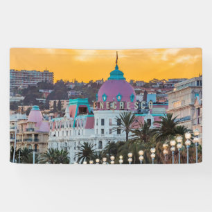 Berühmtes Luxushotel Hotel Negresco in Nizza Fran Banner