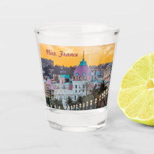 Berühmtes Luxushotel Hotel Negresco in Nizza Fran Schnapsglas