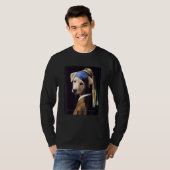 Berühmtes Malmädchen mit Perlenohrring und C T-Shirt (Vorne ganz)