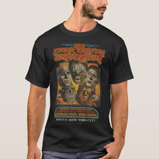 Berühmtes Monsterübereinkommen von 1975 T-Shirt (Vorderseite)