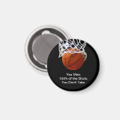 Berühmtes Motivierend Zitat Basketball Magnet (Vorderseite/Rückseite)