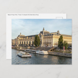 Berühmtes Musée d'Orsay - Paris, Frankreich, Europ Postkarte