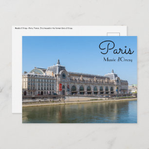 Berühmtes Musée d'Orsay - Paris, Frankreich, Europ Postkarte