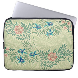 Berühmtes Muster von William Morris's Larkspur Laptopschutzhülle