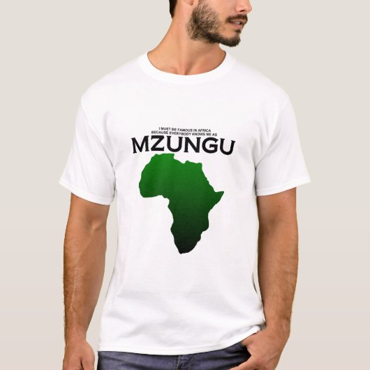 berühmtes mzungu 42 T-Shirt (Vorderseite)
