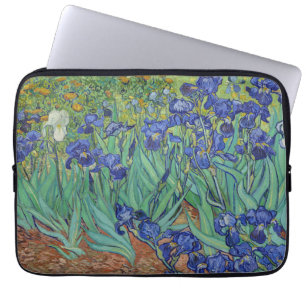 Berühmtes Ölbild Blaue Schwertlilien von Van Gogh Laptopschutzhülle