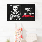 Berühmtes Pirate Skull Party Banner (Insitu)
