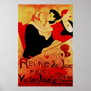 Berühmtes Plakat Reine De Joie 1892