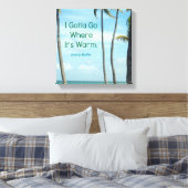 BERÜHMTES QUOTE JIMMY BUFFETT FOTO ART LEINWANDDRUCK (Insitu (Schlafzimmer))