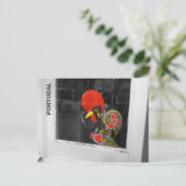 Berühmtes Rooster von Barcelos Foto - Portugal Postkarte (Stehend Vorderseite)