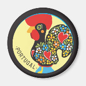Berühmtes Rooster von Barcelos Nr. 06 Magnet (Vorne)