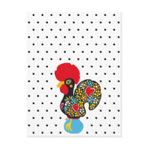 Berühmtes Rooster von Barcelos Nr. 06 - Polka Dots