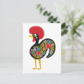 Berühmtes Rooster von Barcelos Portugal Nr. 07 Postkarte (Stehend Vorderseite)