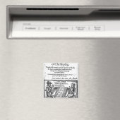 Berühmtes Schachspiel, 1614 Magnet (In Situ (Geschirrspüler))