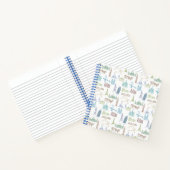 Berühmtes Sehenswürdigkeiten-Muster Notizblock (Innenseite)