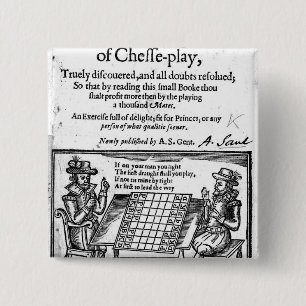 Berühmtes Spiel von Schach, 1614 Button