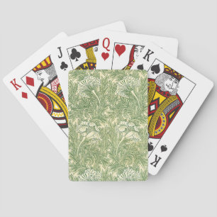 Berühmtes Tulpenmuster von William Morris Spielkarten