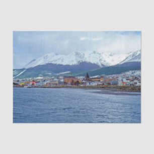 Berühmtes Ushuaia - Tierra del Fuego, Argentinien Seidenpapier