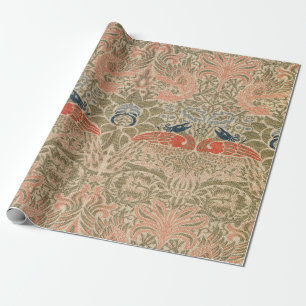 Berühmtes Vogel-Muster von William Morris  Geschenkpapier