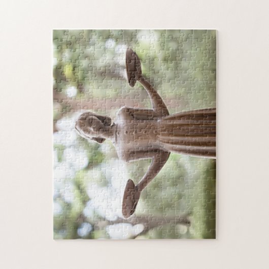 Berühmtes Vogelmädchen im Savannah Challenging Puz Puzzle (Vertikal)