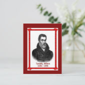 Berühmtes Volk, William Tyndale 1494-1536 Postkarte (Stehend Vorderseite)