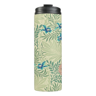 Berühmtes William-Morris-Larkspur-Muster Thermosbecher