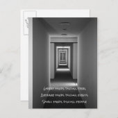 Berühmtes Zitat: Ideen, Ereignisse, Menschen Einladungspostkarte (Vorne/Hinten)