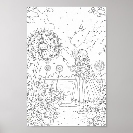 Berühre das Licht Poster (Vorne)