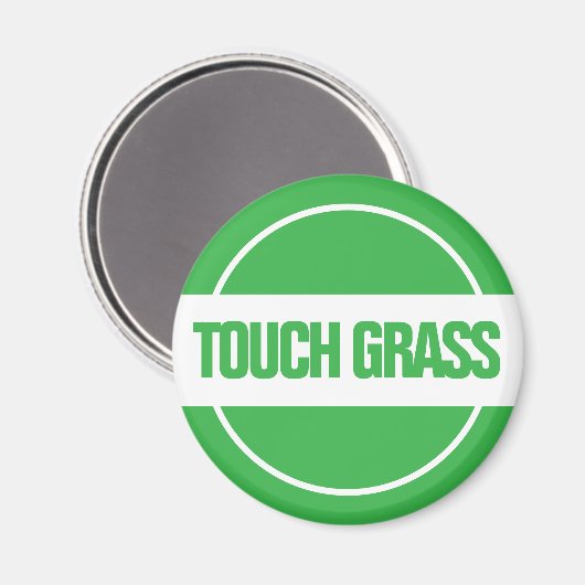 Berühre Gras Magnet (Vorderseite/Rückseite)