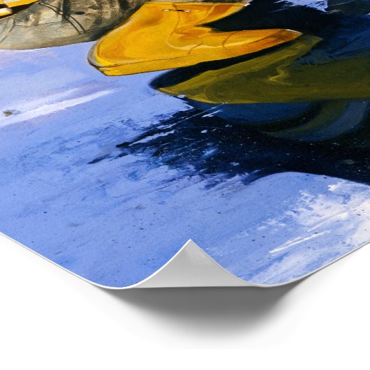 Berühren des Himmels (Canvas Print) Poster (Ecke)