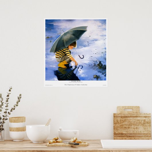 Berühren des Sky Poster (Küche)