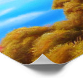 Berühren des Wolkenplakats Poster (Ecke)