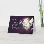 Berühren. Fehlgeburt, Totgeburt, Beileid Karte (Vorderseite)