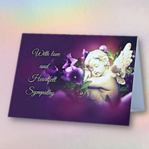 Berühren. Fehlgeburt, Totgeburt, Beileid Karte