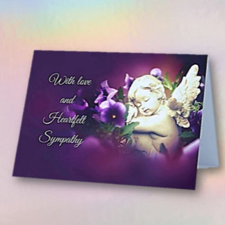 Berühren. Fehlgeburt, Totgeburt, Beileid Karte