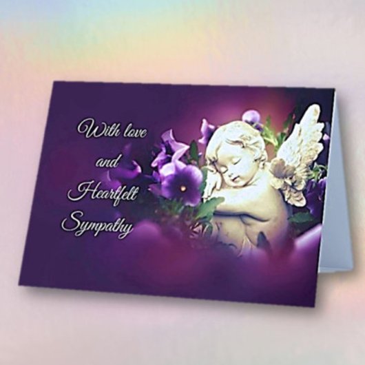 Berühren. Fehlgeburt, Totgeburt, Beileid Karte