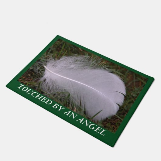 Berührt durch einen Engel Fußmatte (Schrägansicht)