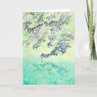 "Berührt durch Frühlings-" - Karte