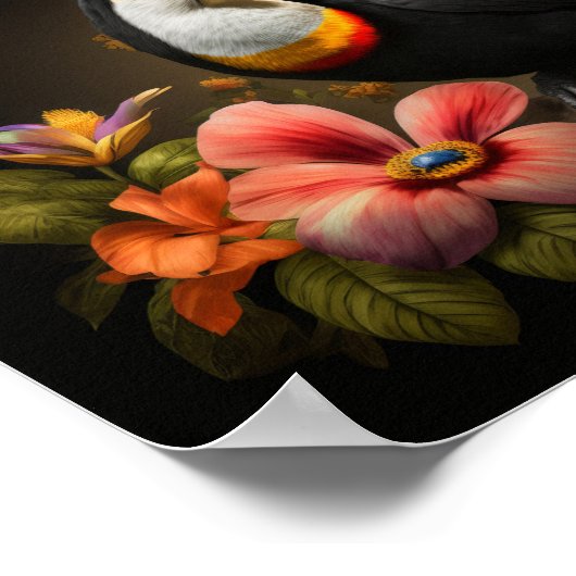 Berührung im Regenwald Poster (Ecke)