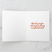 Berührungsmoment zwischen Mutter Giraffe und Kalb Karte (Innenseite)