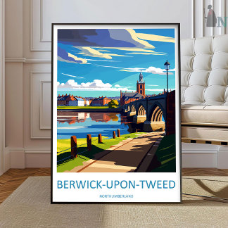 Berwick-Upon-Tweed-Reise-Kunstwandbild Berwick-U Poster