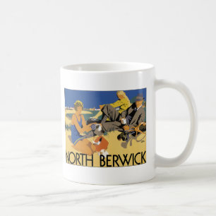 Berwick, Vintages Reiseplakat Schottlands Kaffeetasse