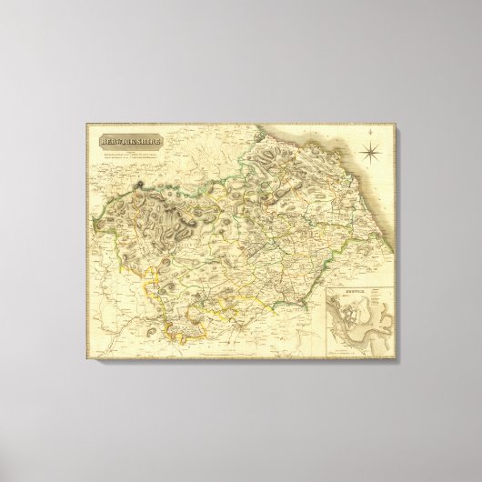 Berwickshire Leinwanddruck (Vorderseite)
