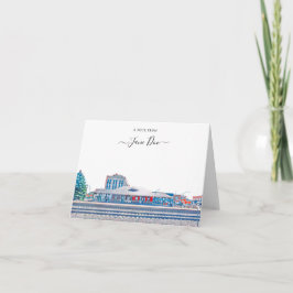 Berwyn Illinois Personalisierte Note Card Dankeskarte