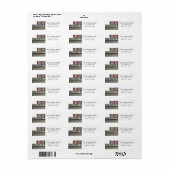 Berwyn Illinois Rücksendeadressen-Aufklebers (Vorne)